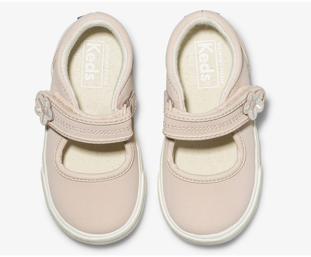 Slip Ons Keds Enfant Rose - Ella Mary Jane - 936-YTSIAQ